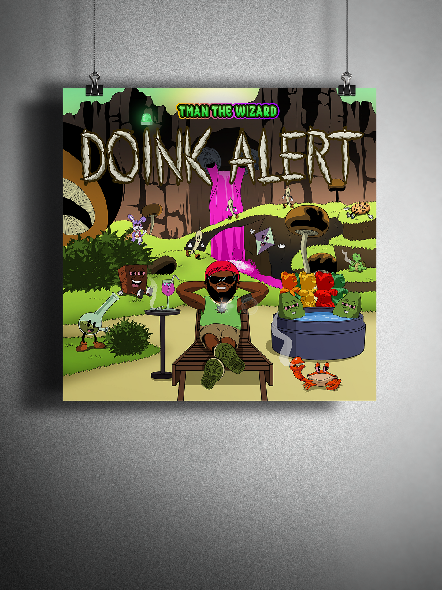 [SIGNED] Doink Alert Cover Art Poster