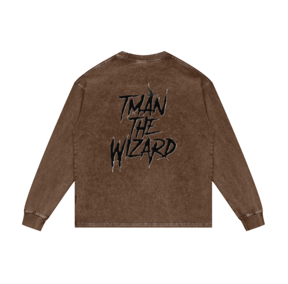 WIZARD FLOW LONG SLEEVE TEE (brown)