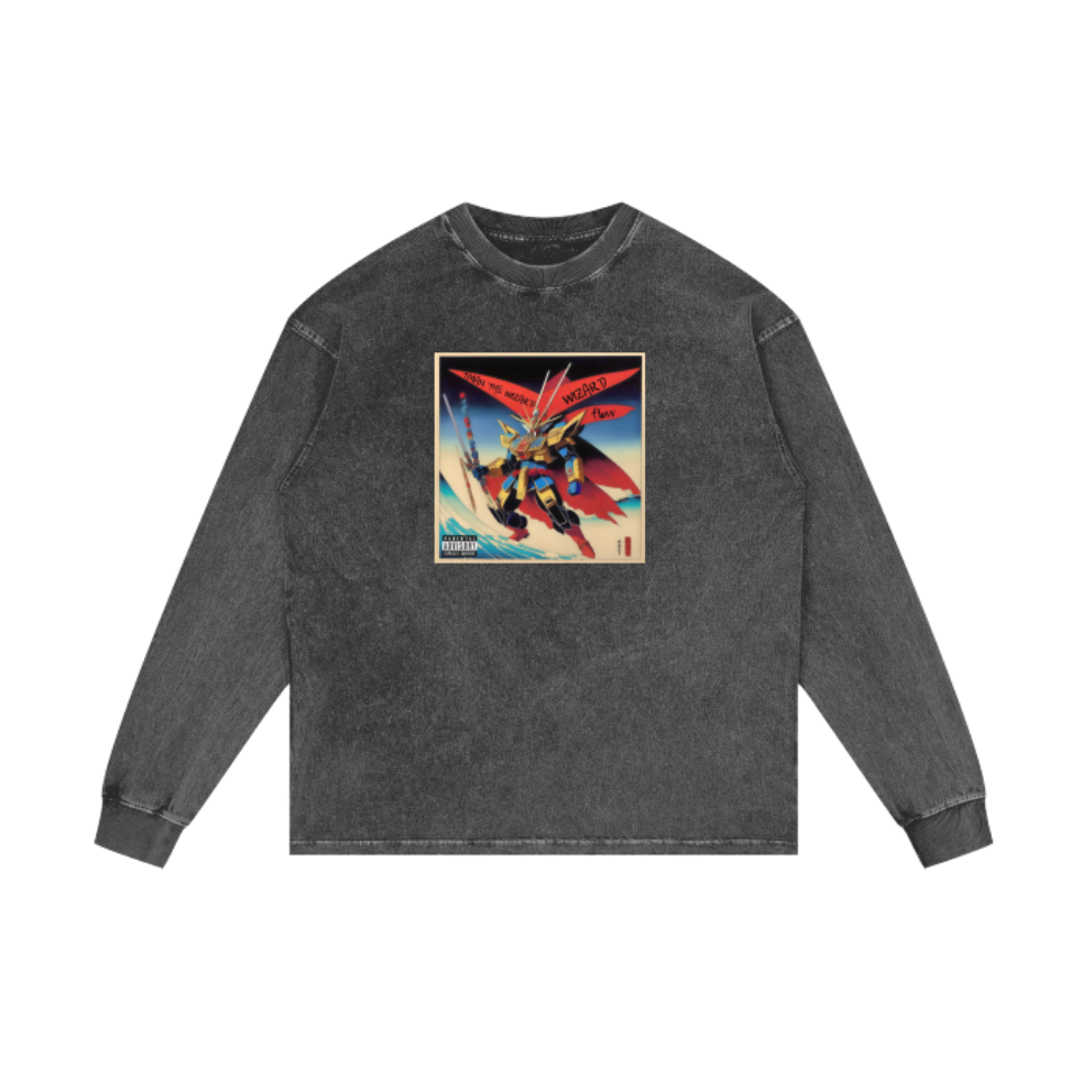 WIZARD FLOW LONG SLEEVE TEE (black)