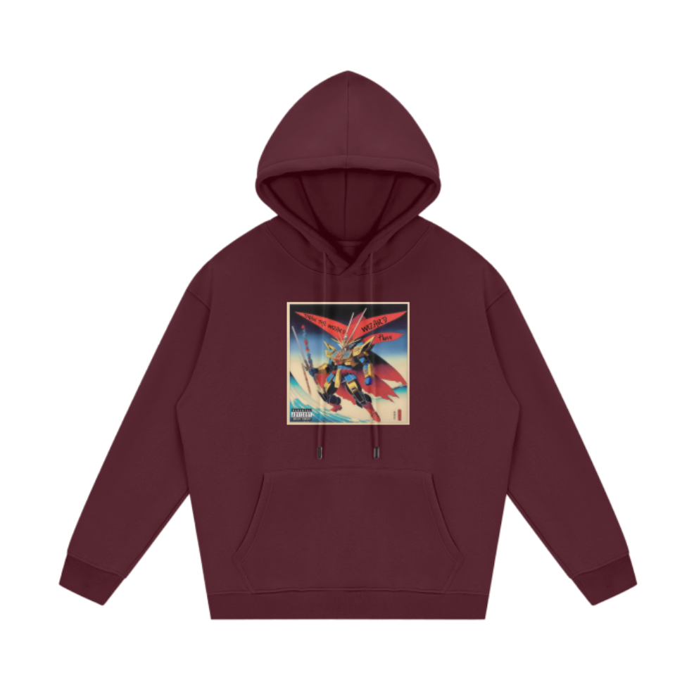 WIZARD FLOW HOODIE (maroon)