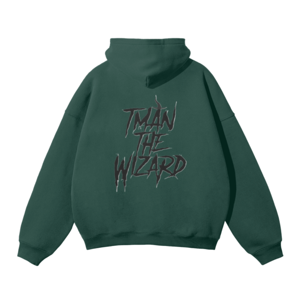 "SLIDE" OVERSIZED HOODIE (hunter green)