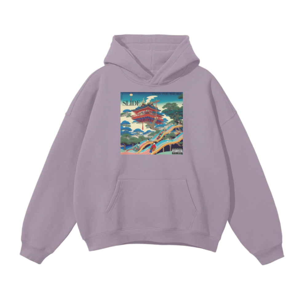 "SLIDE" OVERSIZED HOODIE (french mauve)