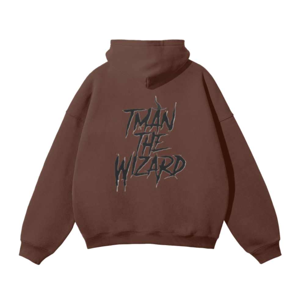 "SLIDE" OVERSIZED HOODIE (chocolate brown)